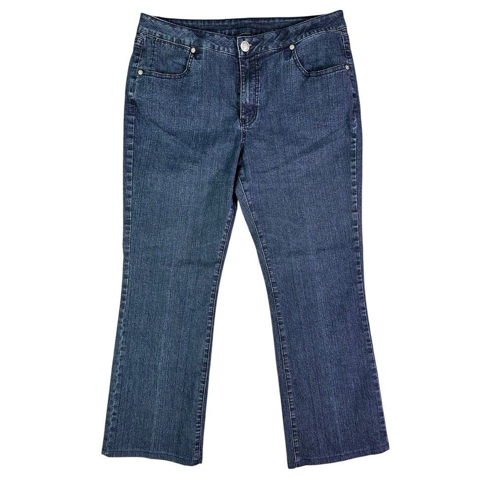 VSH Jeans Blue Denim Bootcut Embellished Jeans Women's 36x29
